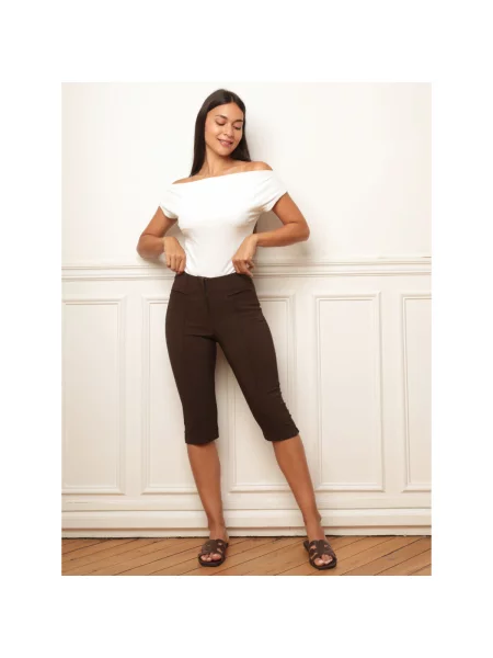 Pantaloni La Modeuse maro