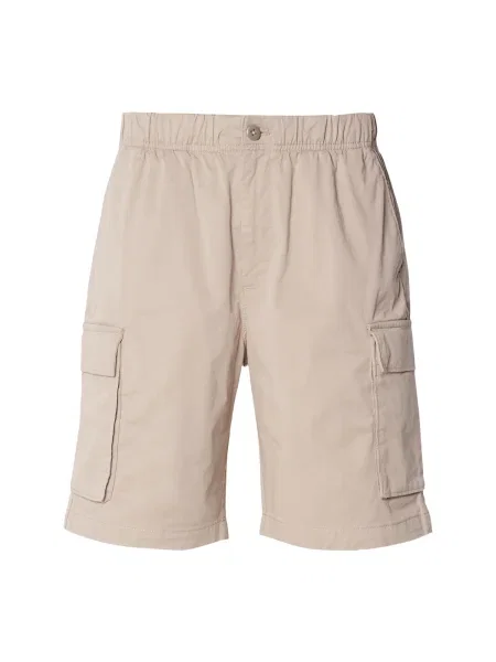 Šortky z materiálu Calvin Klein Jeans hnědé