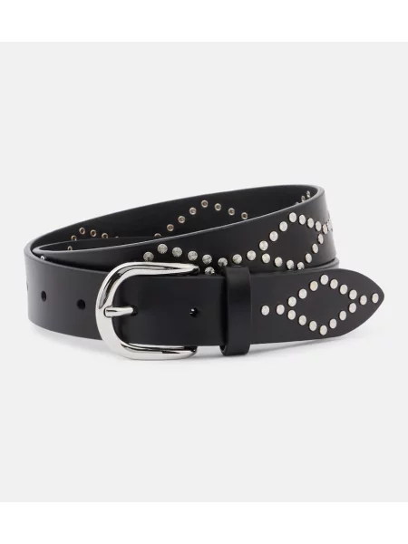 Curea Isabel Marant din piele negru