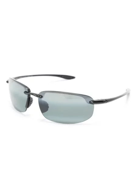 Stačiakampiai akiniai nuo saulės Maui Jim juoda