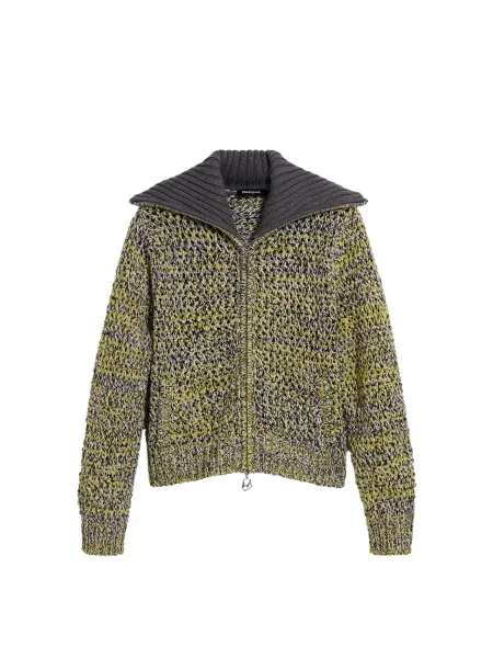 Desigual Hanorac galben închis / închis / verde gri