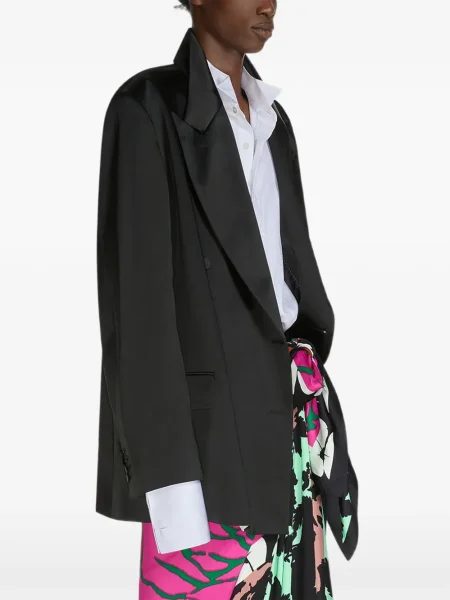 Sacou Dries Van Noten negru