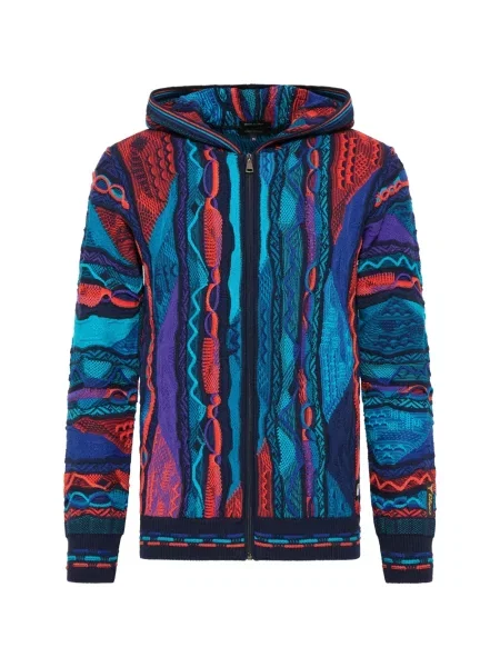 Bluza rozpinana Carlo Colucci niebieska