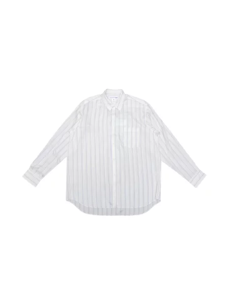 Koszula Comme Des Garcons w paski biała