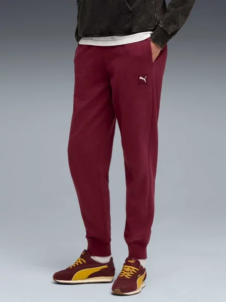 Штани спортивні PUMA Ess Elevated Sweatpants комбінований верх червоний