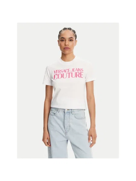 Versace Jeans Couture Póló Regular Fit fehér