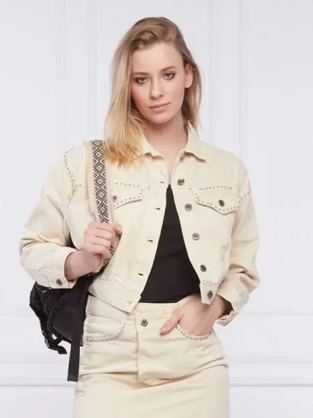 Liu Jo Geacă de blug | Cropped Fit bej