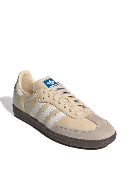 Sneakerși Adidas Samba din piele cu dungi