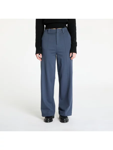 Панталони Calvin Klein Jeans Milano Straight Pant Blue XS синьо