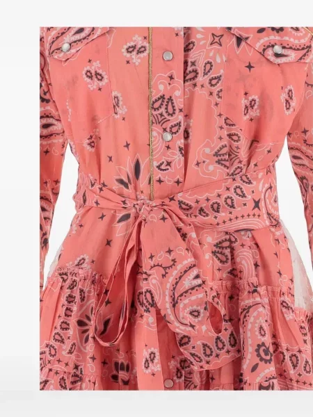 Rochie Pep's cu volane roz