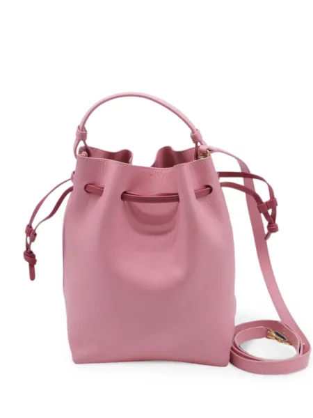 Geantă Mansur Gavriel cu cordon roz