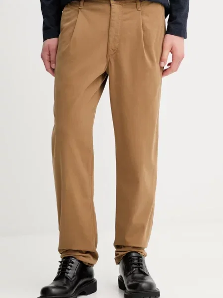 Rag & Bone pantaloni bărbați drepți maro