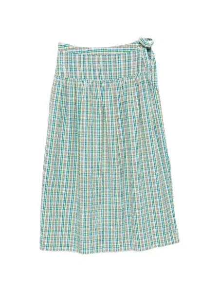 Fustă midi Damson Madder verde