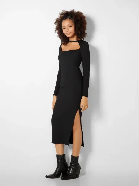 Bershka Rochie negru