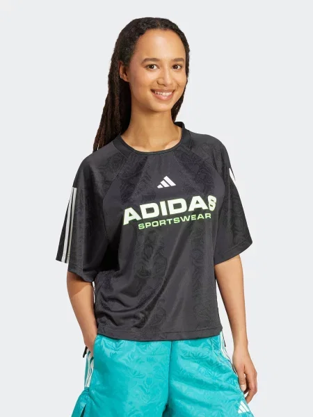 ADIDAS SPORTSWEAR Funkčné tričko TIRO zelená biela čierna