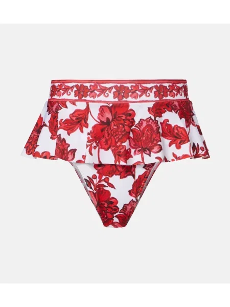 Bikini Alexandra Miro cu model floral roșu