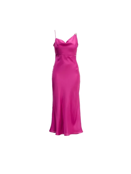 Sukienka maxi Twinset różowa