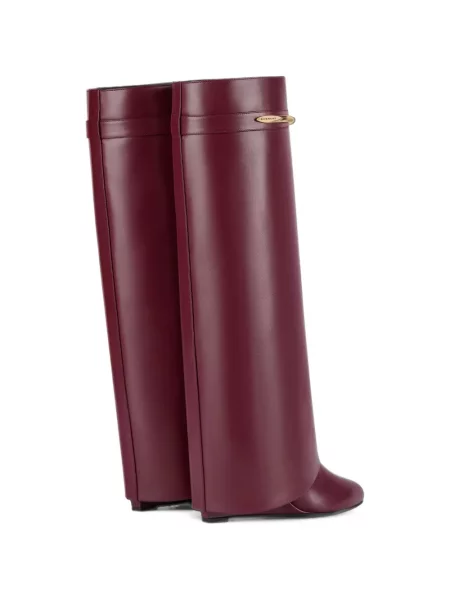 Botine Givenchy din piele roșu
