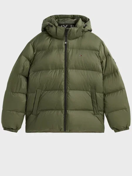 Джинсова куртка Tommy Jeans оливкова