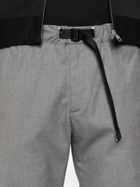 Pantaloni White Sand cu cordon alb