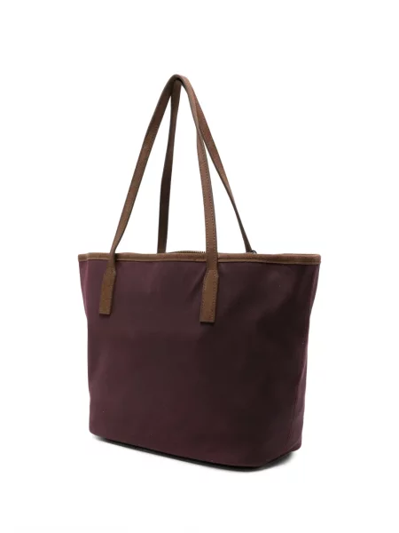Geantă shopper Mc2 Saint Barth cu autograf roșu