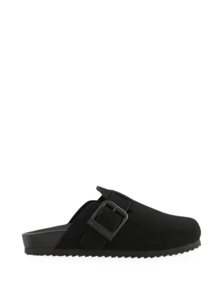 Papuci tip mules Colors Of California cu cataramă negru
