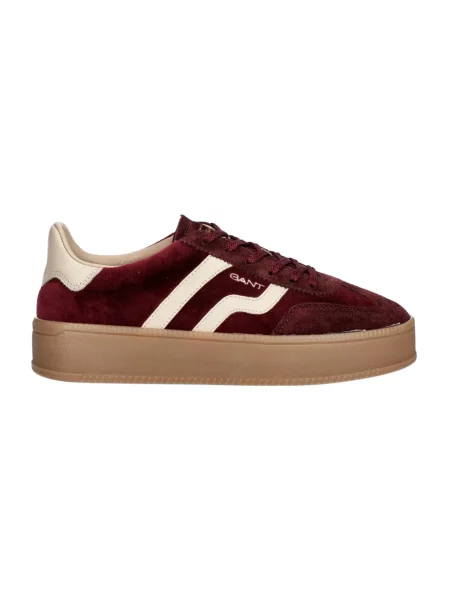 Sneakersy Gant skórzane czerwone