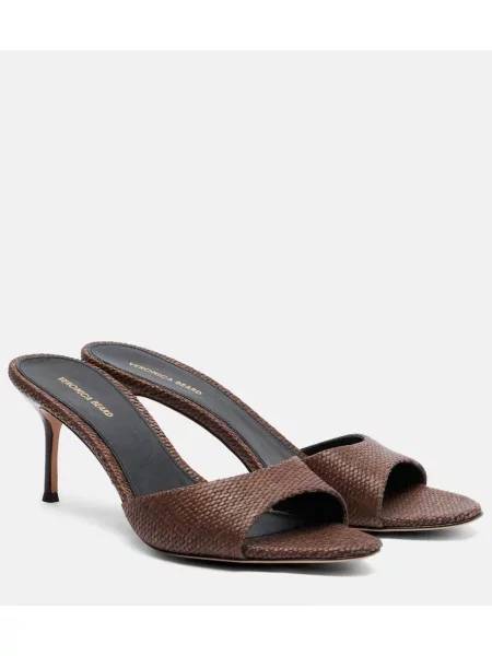 Papuci tip mules Veronica Beard maro