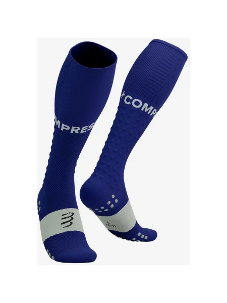 Skarpety Compressport Full Socks Run niebiesko-fioletowe T2 niebieskie