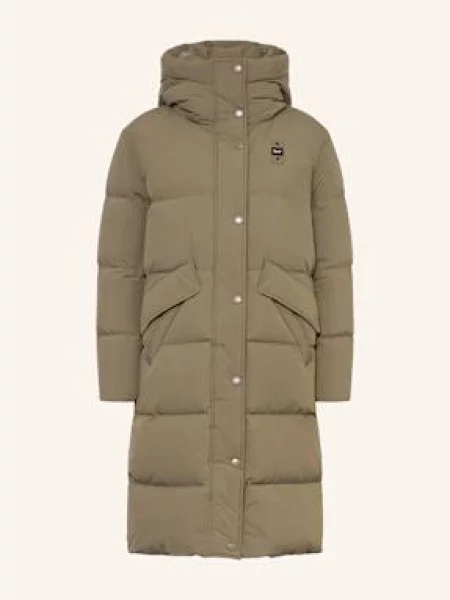 Blauer Płaszcz Puchowy Lena gruen khaki