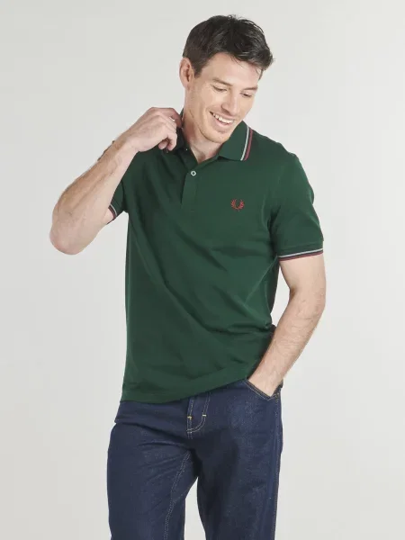 Cămașă Fred Perry verde