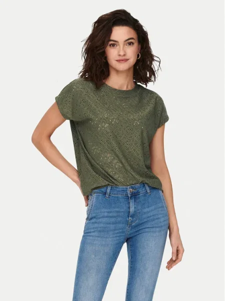 ONLY Bluză Smilla verde