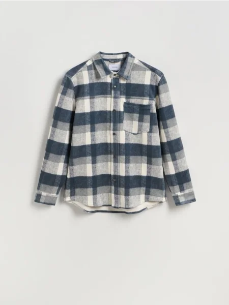 Reserved Cămașă regular fit în carouri multicolor