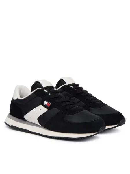 Tommy Jeans Laisvalaikio batai Tjm Eva Runner Mix Material juoda