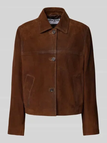 Kurtka skórzana z wpuszczanymi Jake*s Collection