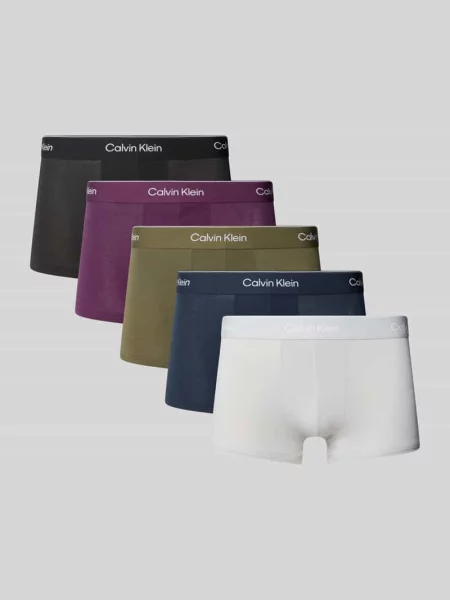 Majtki i obcisłe bokserki z czystej bawełny w model LOW RISE TRUNK' Calvin Klein Underwear