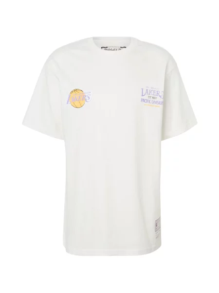 Mitchell & Ness Tričko NBA FULL COURT LAKERS zelená / orgovánová / oranžová biela