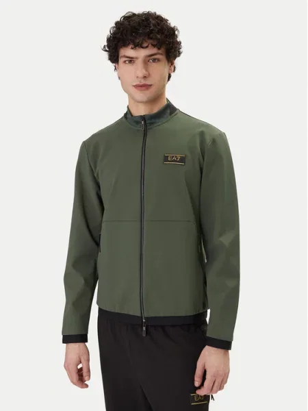 Mikina Emporio Armani zelená