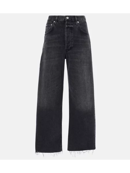 Široke kavbojke Citizens Of Humanity črna