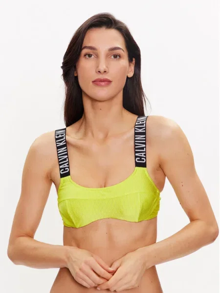 Calvin Klein Swimwear Bikini felső INTENSE POWER sárga