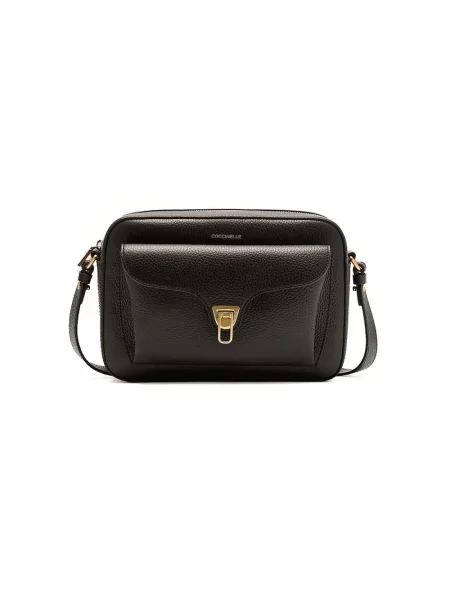 Torebka crossbody Coccinelle skórzana czarna