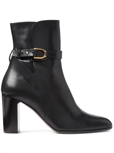 Botine Ralph Lauren Collection din piele negru
