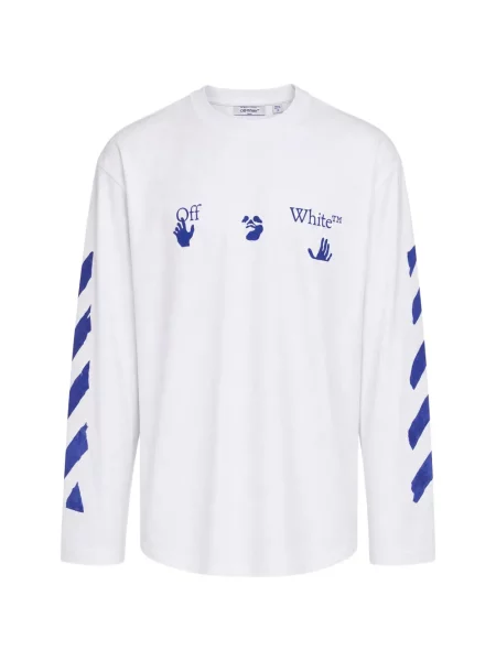 Pulover Off-white alb