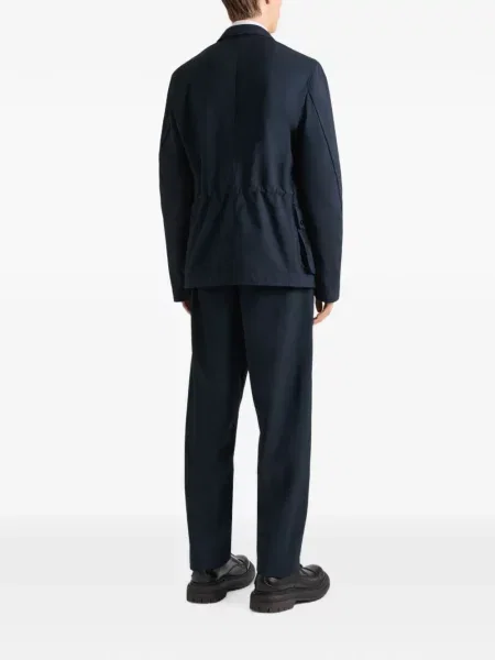 Geacă Givenchy cu broderie albastru