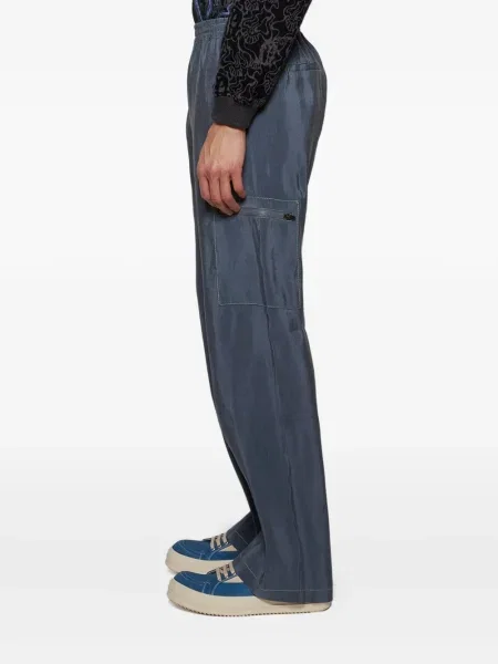 Pantaloni cargo Casella Meyer de mătase cu gradient