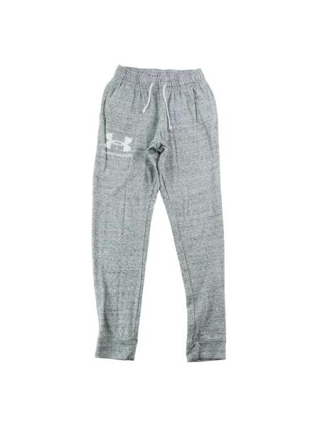 Dresowe spodnie Jogging zwężane szare