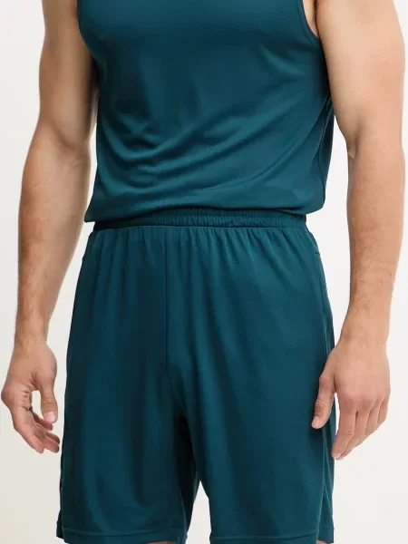 Къс панталон за трениране Hummel Flex Mesh тюркоазено