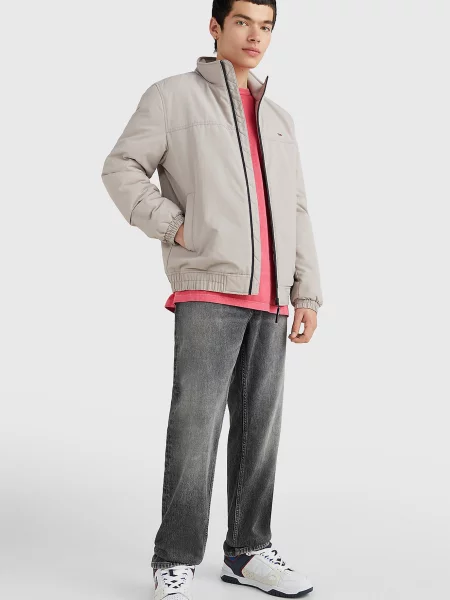 Джинсовая куртка Tommy Jeans бежевая