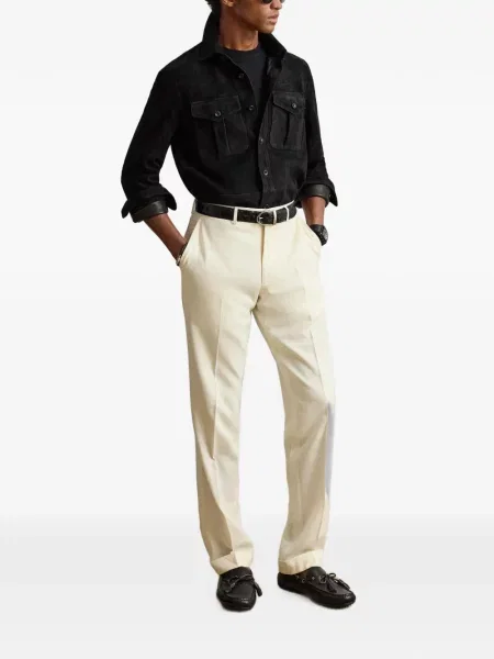 Semišová bunda Ralph Lauren Purple Label černá
