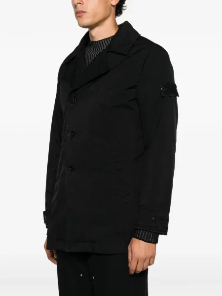 Palton Stone Island cu strasuri negru